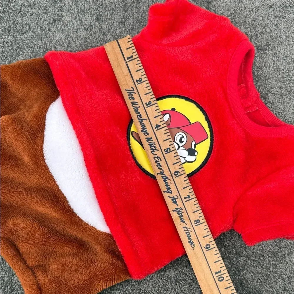 Buc-ee's One Piece Infant Baby 3 Months Beaver Patch Gas Station Travel Costume